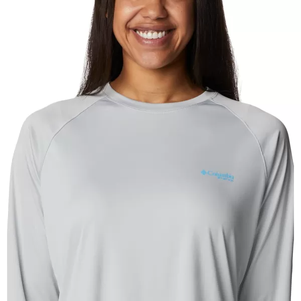 imageColumbia Womens Tidal Tee Ii Long SleeveCool GreyRiptide Logo