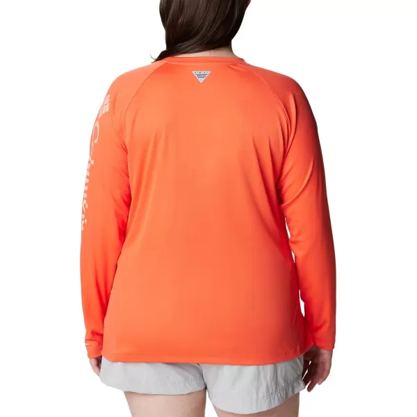 imageColumbia Womens Tidal Tee Ii Long SleeveCorangeLight Coral Logo