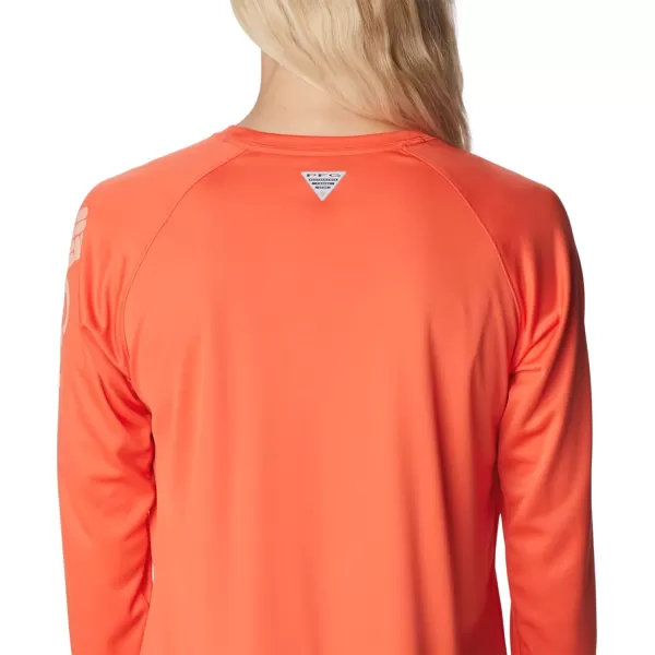 imageColumbia Womens Tidal Tee Ii Long SleeveCorangeLight Coral Logo