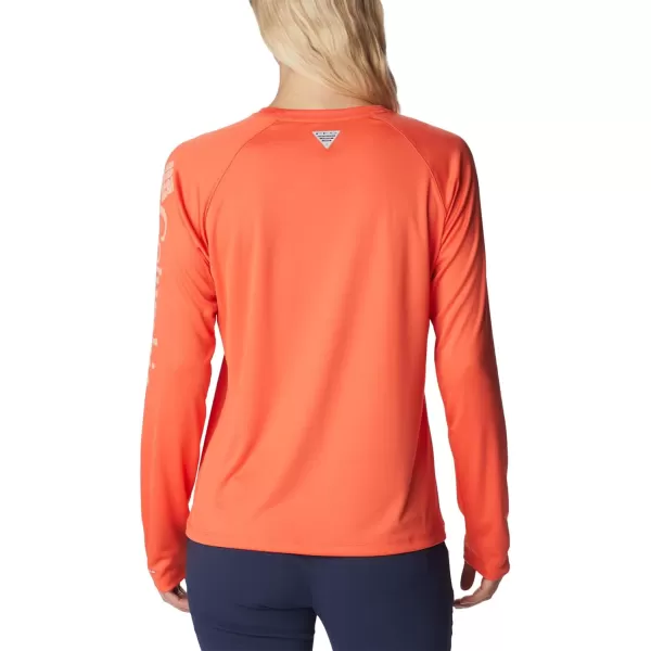 imageColumbia Womens Tidal Tee Ii Long SleeveCorangeLight Coral Logo