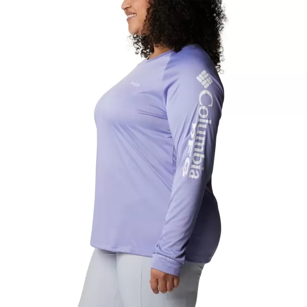 imageColumbia Womens Tidal Tee Ii Long SleeveFairytale White Logo