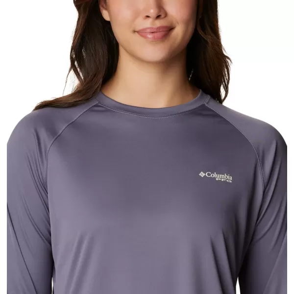 imageColumbia Womens Tidal Tee Ii Long SleeveGranite Purple Stone Logo