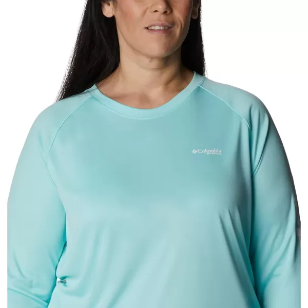 imageColumbia Womens Tidal Tee Ii Long SleeveGulf StreamWhite Logo
