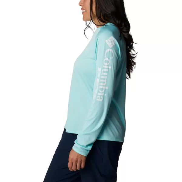 imageColumbia Womens Tidal Tee Ii Long SleeveGulf StreamWhite Logo