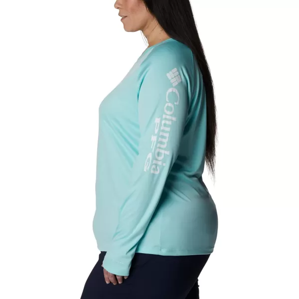 imageColumbia Womens Tidal Tee Ii Long SleeveGulf StreamWhite Logo