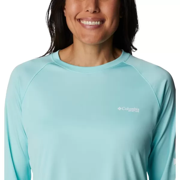 imageColumbia Womens Tidal Tee Ii Long SleeveGulf StreamWhite Logo