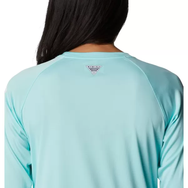 imageColumbia Womens Tidal Tee Ii Long SleeveGulf StreamWhite Logo