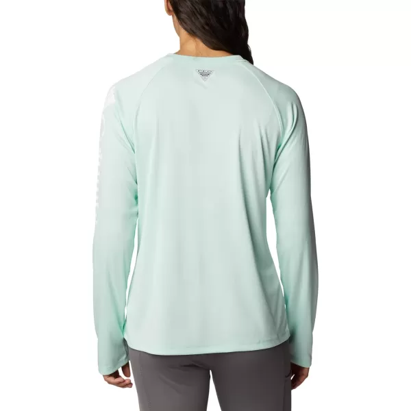 imageColumbia Womens Tidal Tee Ii Long SleeveGullfoss GreenWhite Logo