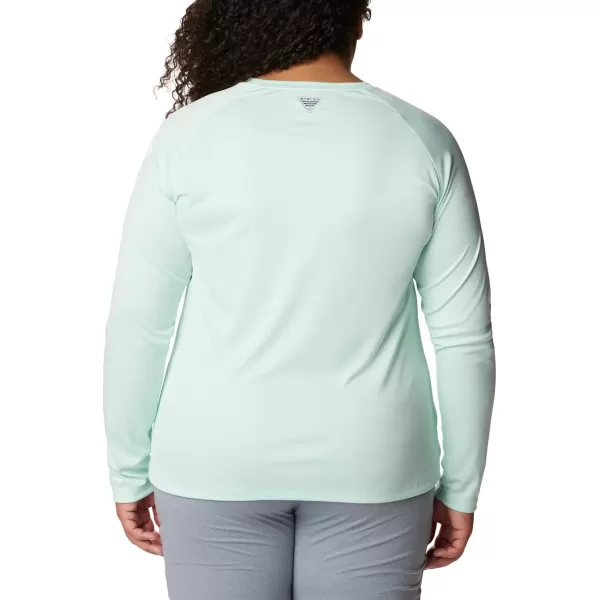 imageColumbia Womens Tidal Tee Ii Long SleeveGullfoss GreenWhite Logo