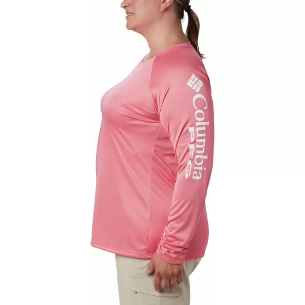 imageColumbia Womens Tidal Tee Ii Long SleeveLollipopWhite Logo