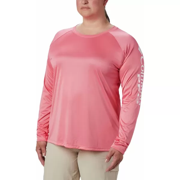 imageColumbia Womens Tidal Tee Ii Long SleeveLollipopWhite Logo