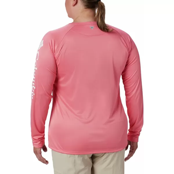 imageColumbia Womens Tidal Tee Ii Long SleeveLollipopWhite Logo