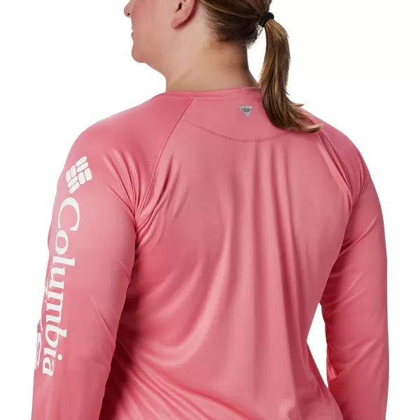imageColumbia Womens Tidal Tee Ii Long SleeveLollipopWhite Logo