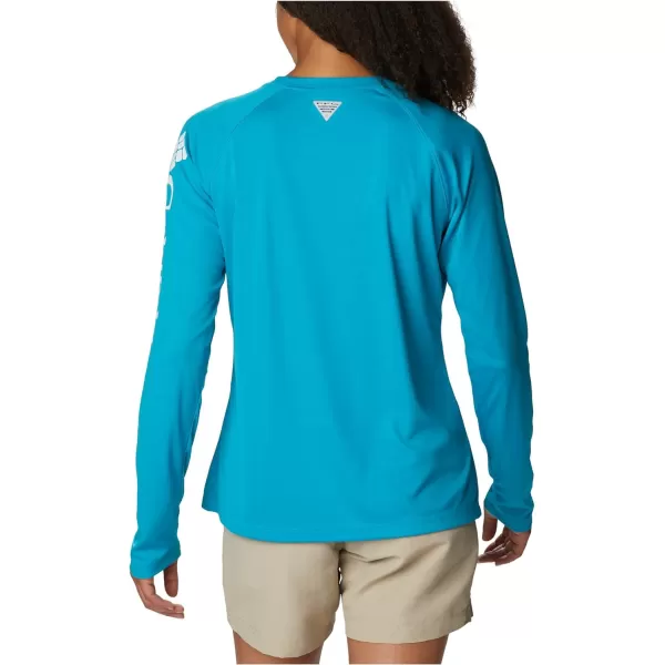 imageColumbia Womens Tidal Tee Ii Long SleeveOcean TealWhite Logo