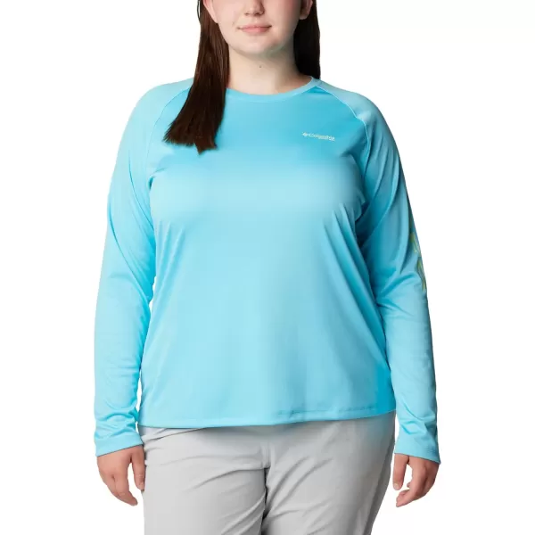 imageColumbia Womens Tidal Tee Ii Long SleeveOpal Blue Key West Logo