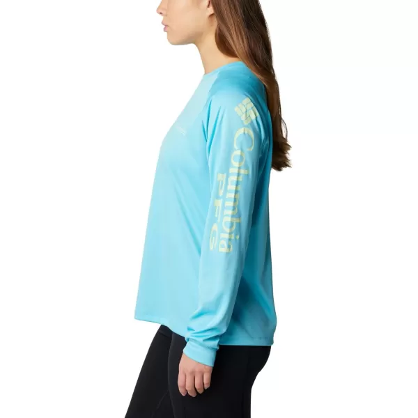 imageColumbia Womens Tidal Tee Ii Long SleeveOpal Blue Key West Logo