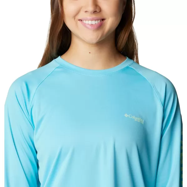 imageColumbia Womens Tidal Tee Ii Long SleeveOpal Blue Key West Logo