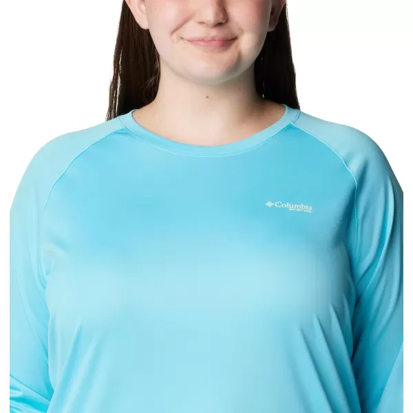 imageColumbia Womens Tidal Tee Ii Long SleeveOpal Blue Key West Logo