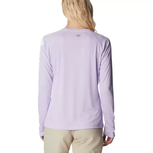 imageColumbia Womens Tidal Tee Ii Long SleeveSoft VioletWhite Logo