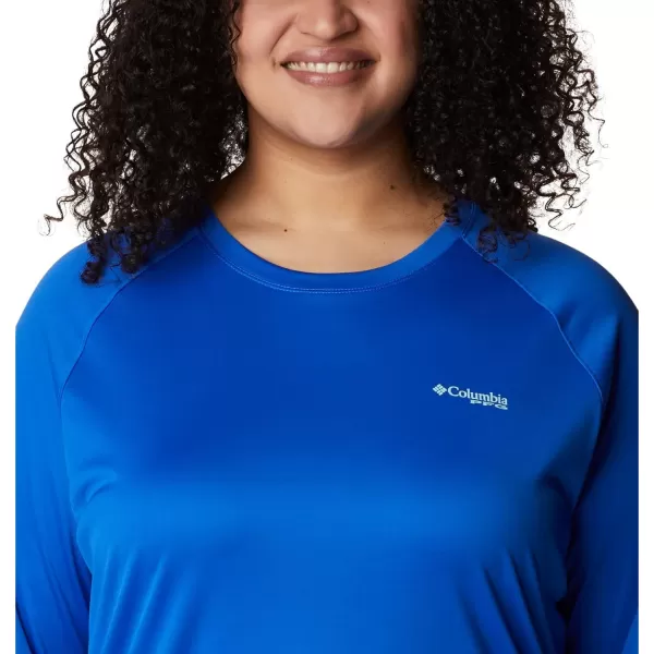 imageColumbia Womens Tidal Tee Ii Long SleeveSoft VioletWhite Logo