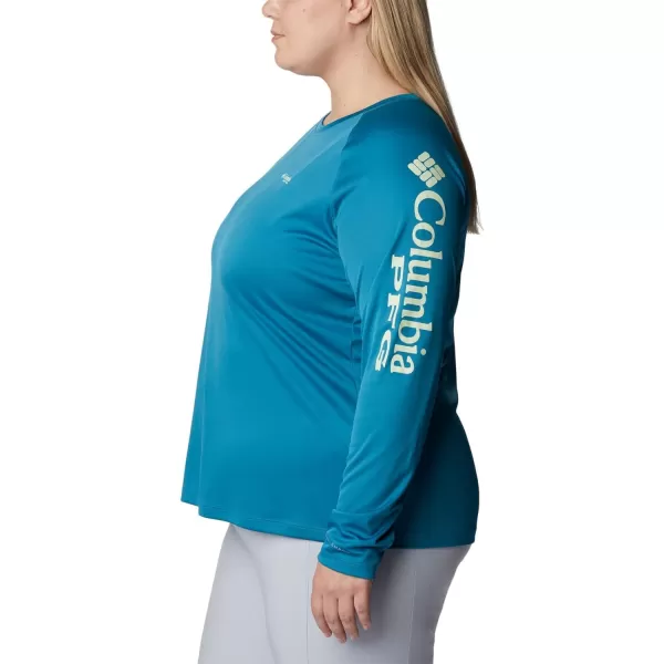 imageColumbia Womens Tidal Tee Ii Long SleeveSoft VioletWhite Logo