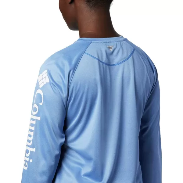 imageColumbia Womens Tidal Tee Ii Long SleeveStormy Blue HeatherWhite Logo
