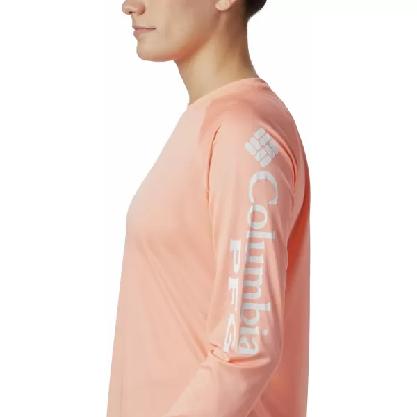 imageColumbia Womens Tidal Tee Ii Long SleeveTiki PinkWhite Logo