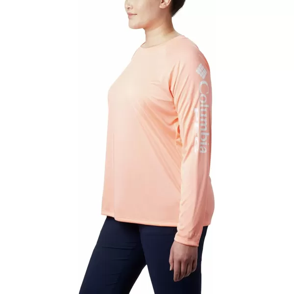 imageColumbia Womens Tidal Tee Ii Long SleeveTiki PinkWhite Logo