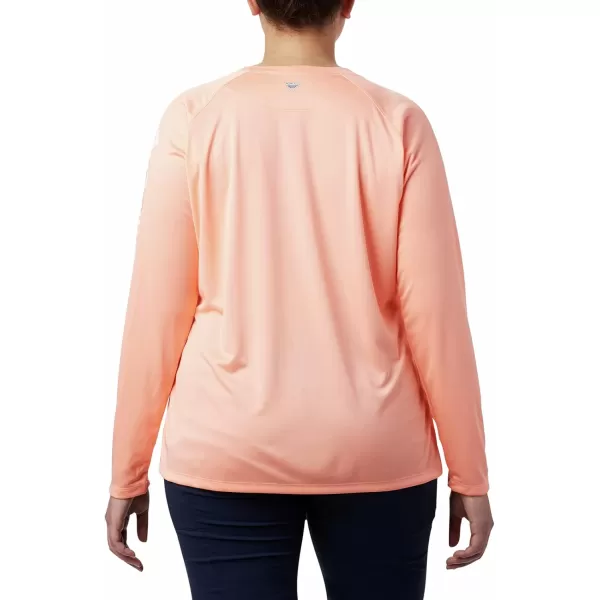 imageColumbia Womens Tidal Tee Ii Long SleeveTiki PinkWhite Logo