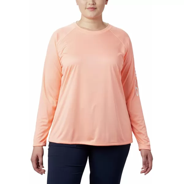 imageColumbia Womens Tidal Tee Ii Long SleeveTiki PinkWhite Logo