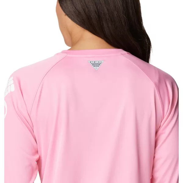 imageColumbia Womens Tidal Tee Ii Long SleeveTropic PinkWhite Logo