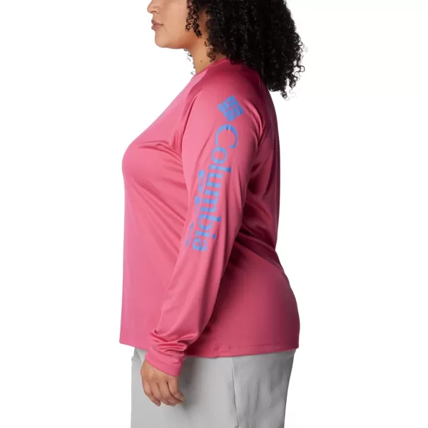 imageColumbia Womens Tidal Tee Ii Long SleeveUltra PinkViolet Sea Logo