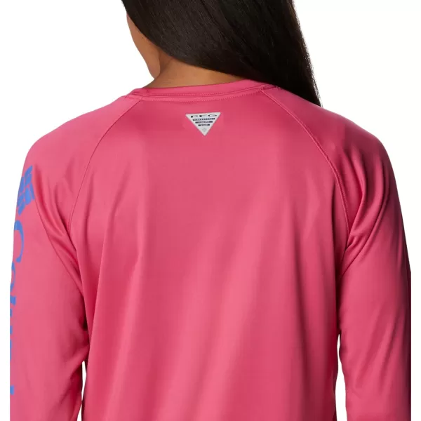 imageColumbia Womens Tidal Tee Ii Long SleeveUltra PinkViolet Sea Logo