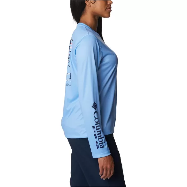 imageColumbia Womens Tidal Tee PFG Fish Star Long SleeveAgate BlueFish Star Tropamix