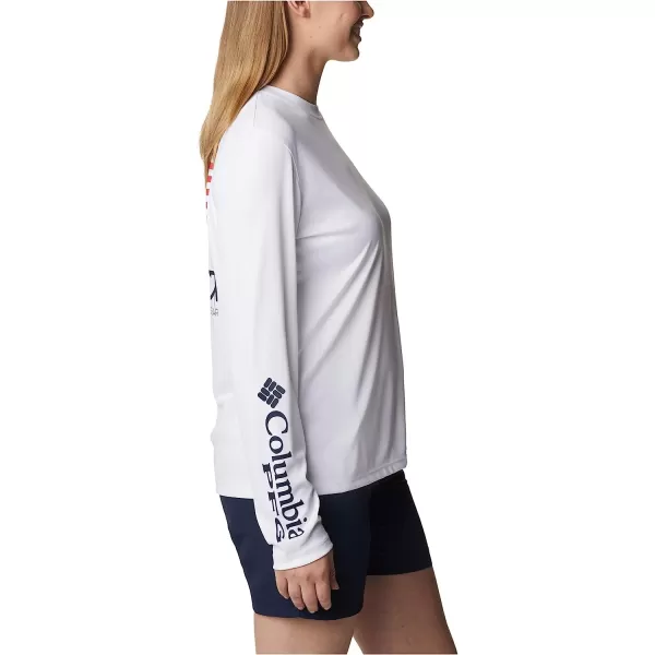 imageColumbia Womens Tidal Tee PFG Fish Star Long SleeveWhiteFish Star