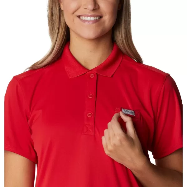 imageColumbia Womens Tidal Tee Polo DressRed Spark