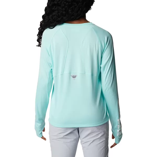 imageColumbia Womens Tidal Tee Vent Long SleeveGulf StreamWhite Logo