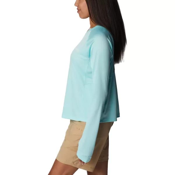 imageColumbia Womens Tidal Tee Vent Long SleeveGulf StreamWhite Logo