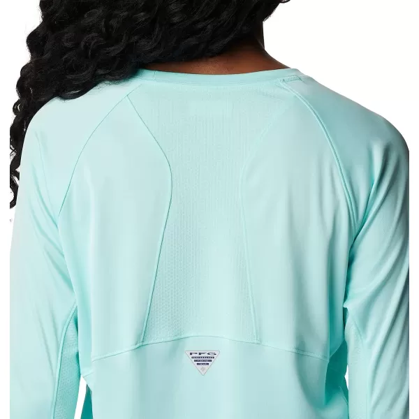 imageColumbia Womens Tidal Tee Vent Long SleeveGulf StreamWhite Logo