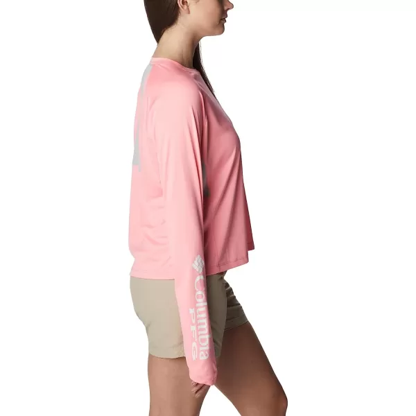 imageColumbia Womens Tidal Tee Vent Long SleevePink PopWhite Logo