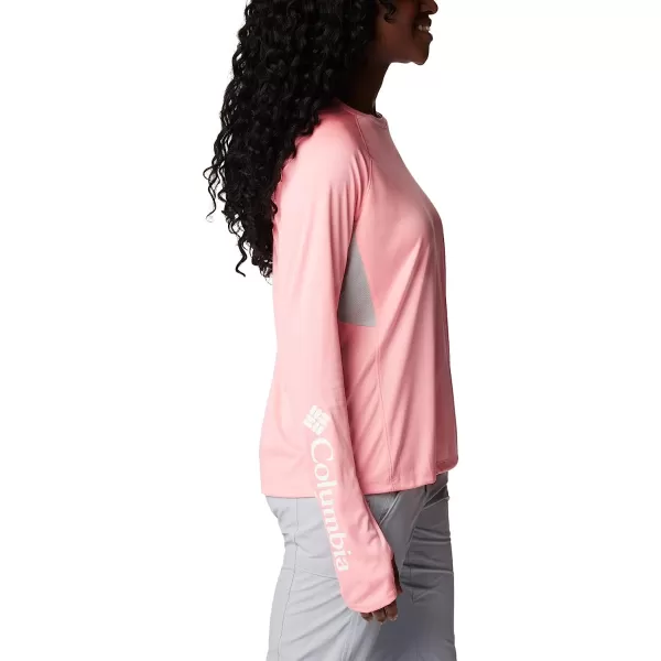 imageColumbia Womens Tidal Tee Vent Long SleevePink PopWhite Logo