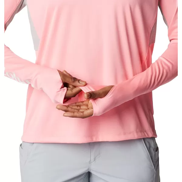 imageColumbia Womens Tidal Tee Vent Long SleevePink PopWhite Logo