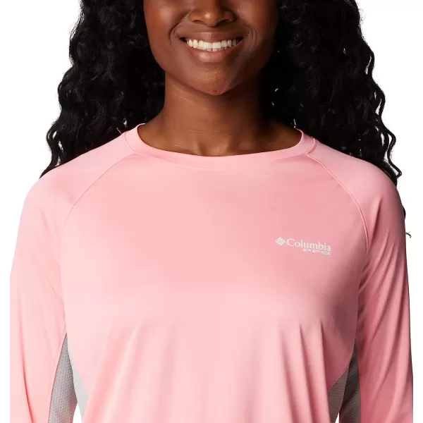 imageColumbia Womens Tidal Tee Vent Long SleevePink PopWhite Logo