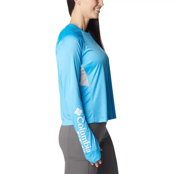 imageColumbia Womens Tidal Tee Vent Long SleeveRiptideWhite Logo
