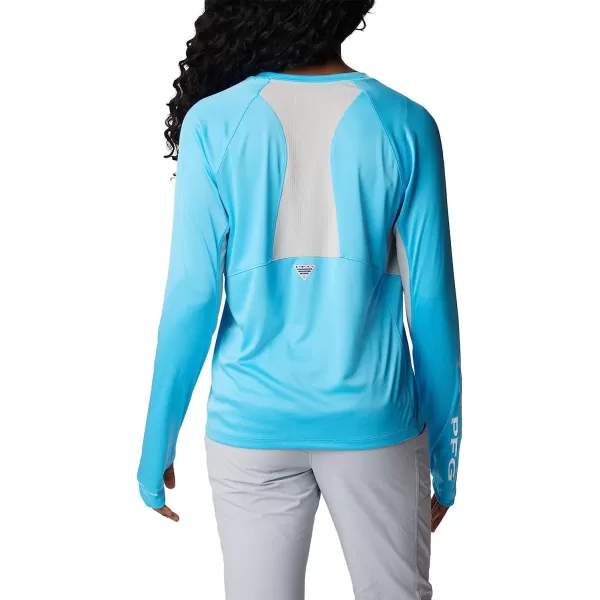 imageColumbia Womens Tidal Tee Vent Long SleeveRiptideWhite Logo
