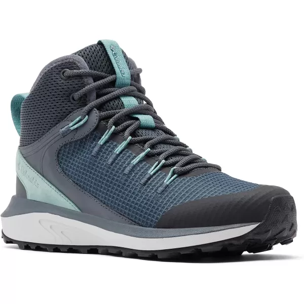 imageColumbia Womens Trailstorm Mid Waterproof Hiking ShoeGraphiteDusty Green