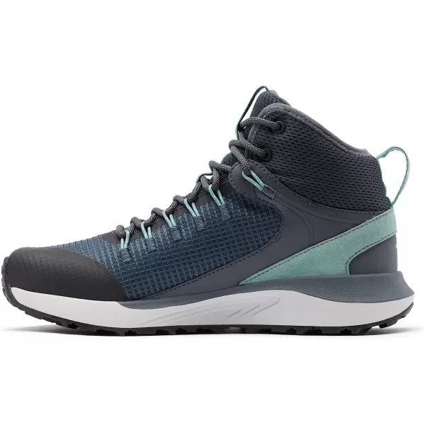 imageColumbia Womens Trailstorm Mid Waterproof Hiking ShoeGraphiteDusty Green