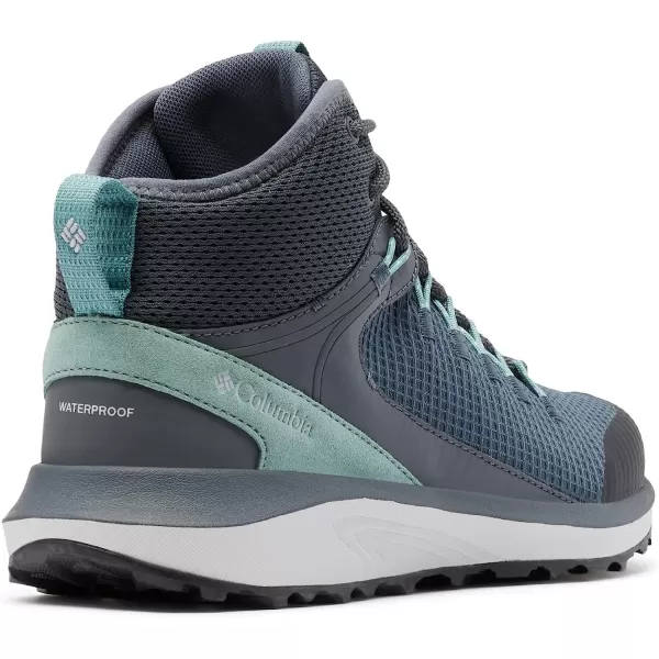 imageColumbia Womens Trailstorm Mid Waterproof Hiking ShoeGraphiteDusty Green