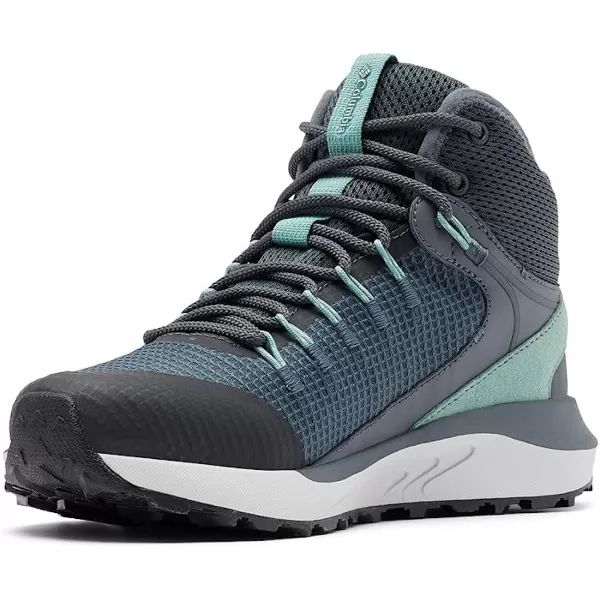 imageColumbia Womens Trailstorm Mid Waterproof Hiking ShoeGraphiteDusty Green
