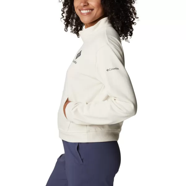 imageColumbia Womens Trek French Terry Half ZipChalkStacked Gem